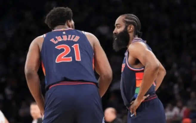 哈登一战狂刷15大纪录！76人恶搞哈登庆祝，恩比德：不可阻挡