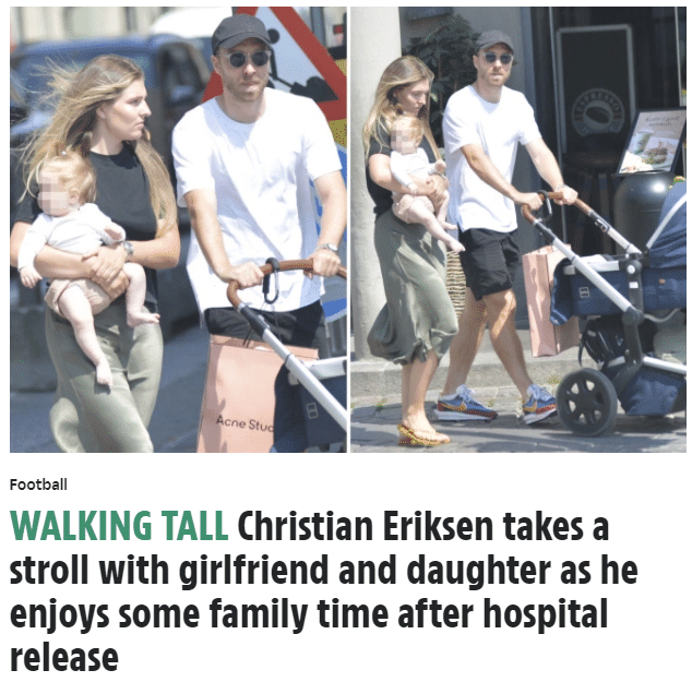 恢复得不错！埃里克森携女友和女儿外出逛街