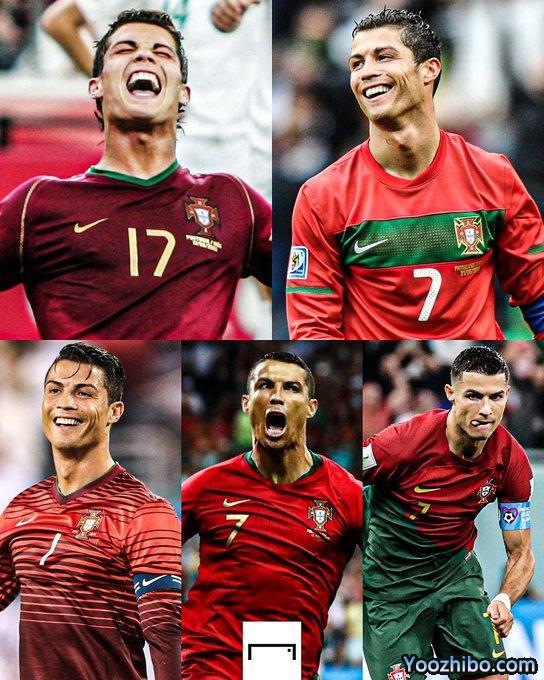 连续5届世界杯破门，C罗一战封神刷新多项纪录