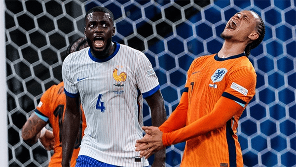 欧洲杯焦点战：法荷0-0平 荷兰进球被判无效引争议