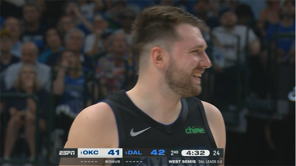 多特神奇绝杀雷霆，东契奇面露苦笑，低迷之人梦游遭质疑