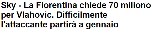 意天空：尤文拜仁关注弗拉霍维奇，紫百合标七千万