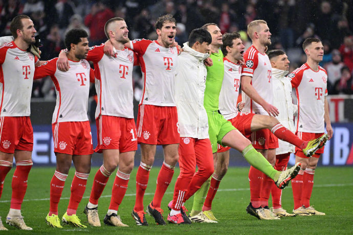 欧冠夺冠赔率：拜仁进8强后排第3！曼城领跑皇马第2，巴黎仍被看衰