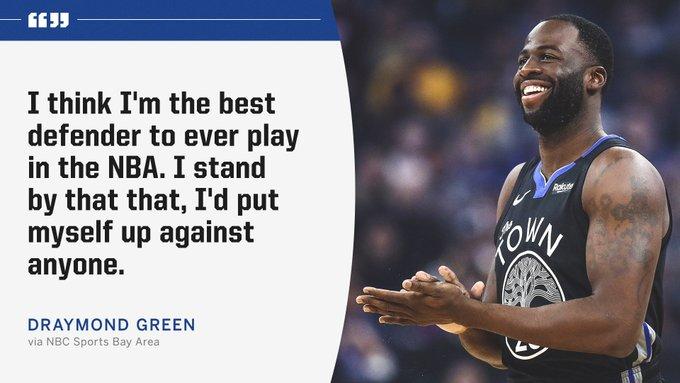 按冠军数排的？阿泰评历史前八DPOY：拉塞尔第一，乔科詹在列，追梦第7！