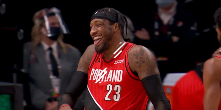 考文顿：我找到了投篮节奏 今晚的篮筐宽阔如大海