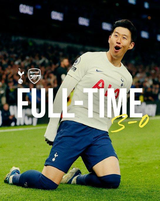 热刺主场对阿森纳三连胜，1961年以来首次