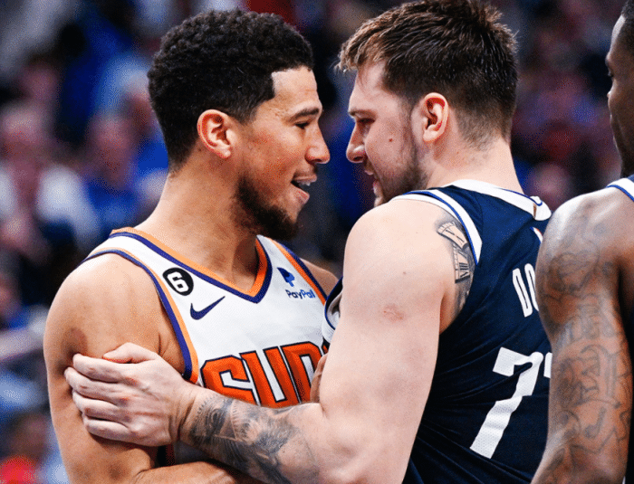 欧文也与布克激烈争吵：不满布克冲东契奇垃圾话 此时杜兰特掐腰看戏