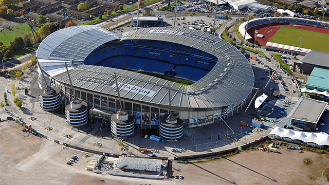 英超曼城球队场馆-伊蒂哈德球场