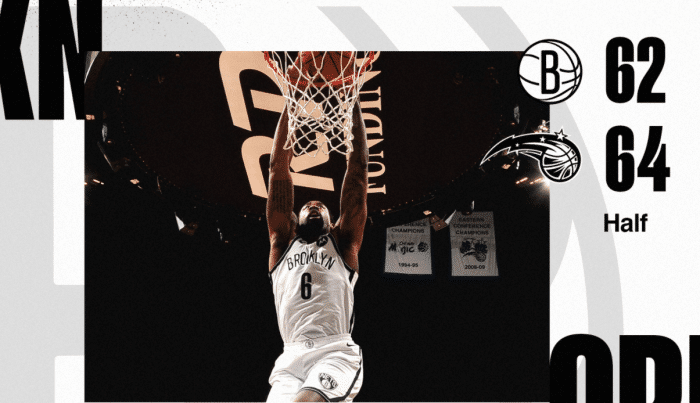 大冷门！9连败魔术终结篮网六连胜！哈登16中4欧文空砍43分