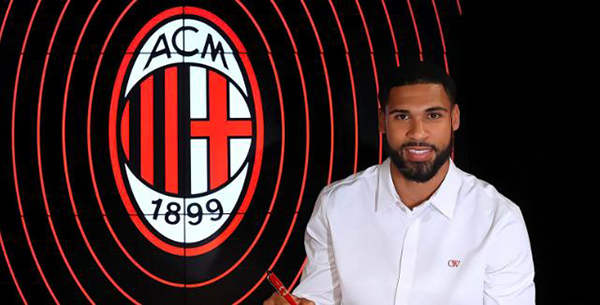 官方：AC米兰宣布签下切尔西中场洛夫图斯-奇克