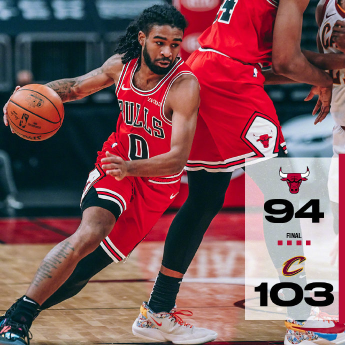 骑士103-94战胜公牛 加兰德22+9 南斯14+14 拉文22分