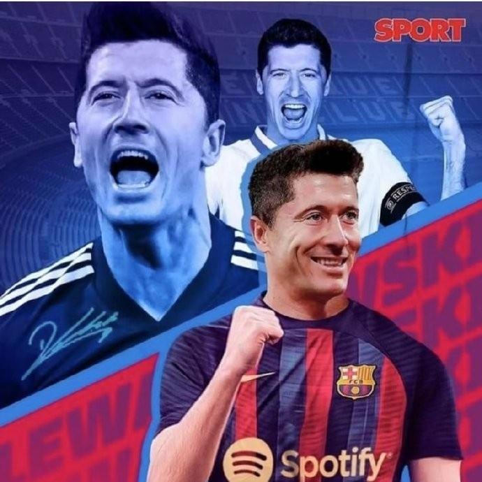 巴萨将5000万欧固定费用报价莱万，他不会罢训