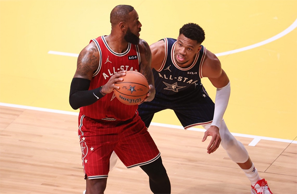 曝众星想要更多报酬！詹姆斯创扎心纪录：全明星赛10次输球历史第一