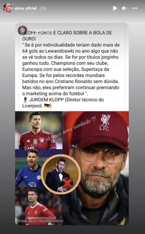 网友伪造渣叔言论炮轰金球奖，C罗姐姐：又一事实