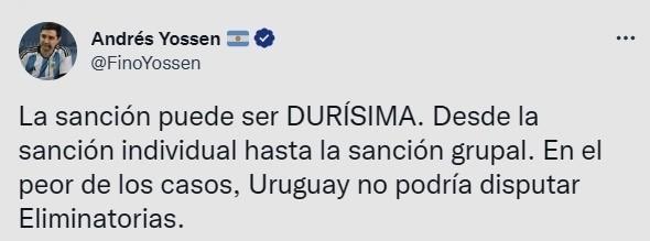 围攻+辱骂主裁！曝FIFA或严惩乌拉圭，最重可能禁止其参加下届世预赛