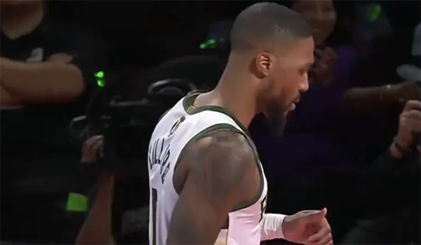 直接离场！利拉德末节仅4分，无缘决赛失望透顶，豪言被打脸