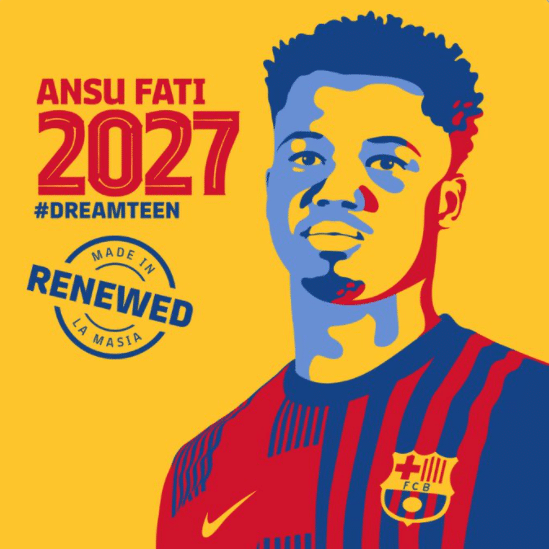 巴萨官方：法蒂续约至2027年，解约金10亿欧