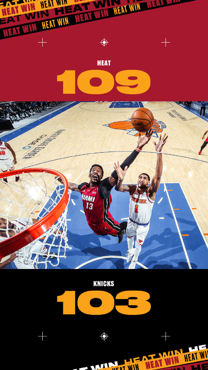 热火109-103战胜尼克斯 阿德巴约24+11 巴特勒准三双