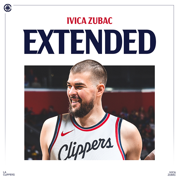 祖巴茨续约快船 3年5860万助力小卡哈登冲冠新征程