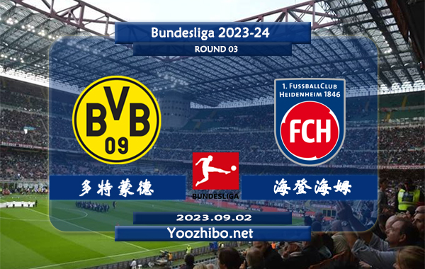 多特蒙德vs海登海姆赛事前瞻分析：多特蒙德新赛季3场保持不败