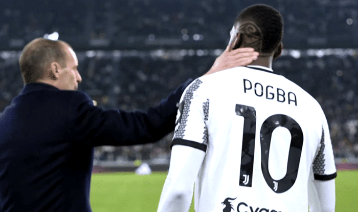 博格巴欧联杯因违反队规被尤文弃用，下轮可能对决曼联