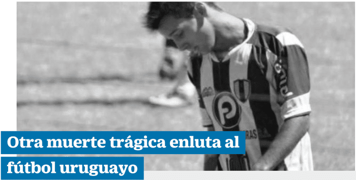 安息！乌拉圭球员卡布雷拉自杀身亡，年仅27岁