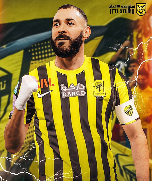 本泽马将加盟沙特联赛的吉达联合，签约2年年薪高达1亿欧