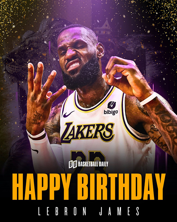 詹姆斯40岁生辰至，书写传奇新篇：成NBA历史首人，携湖人向生涯第5冠冲锋