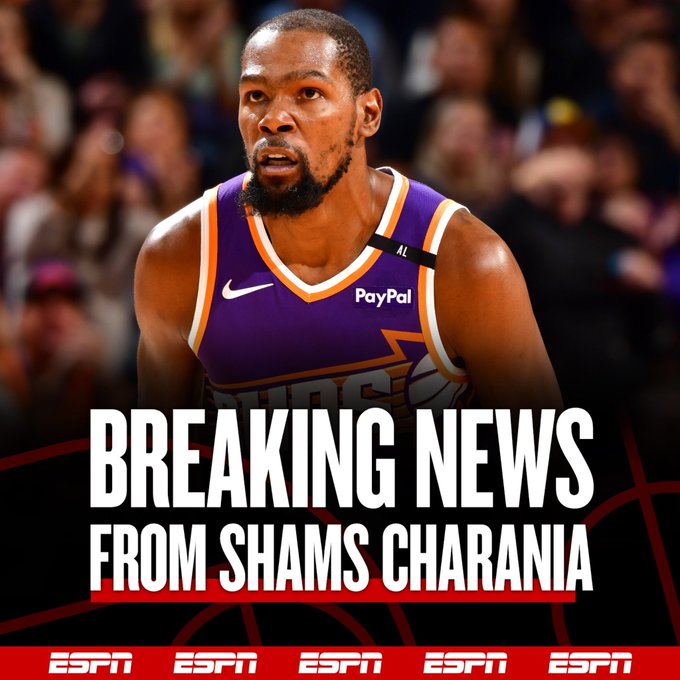 杜兰特伤停两周！西部第一太阳队遭受沉重打击 前路堪忧