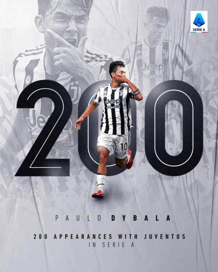 里程碑！迪巴拉已在意甲为尤文出场200次