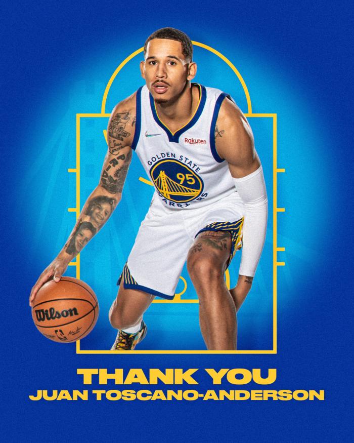 勇士告别4大夺冠功臣！正式签约28号秀 库里克莱领衔新冲冠阵容