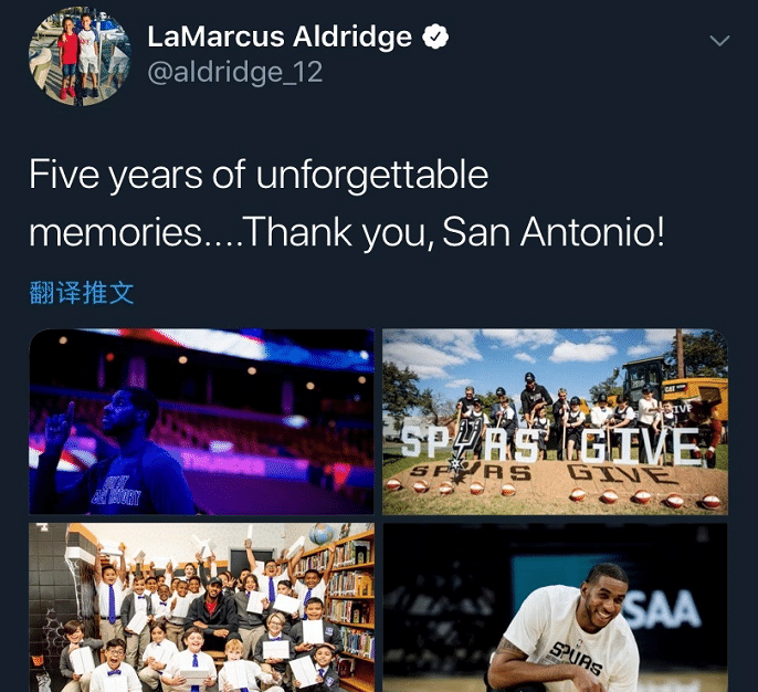 阿德深情告别马刺！三队成最热门下家，或索要主力+冲击首冠