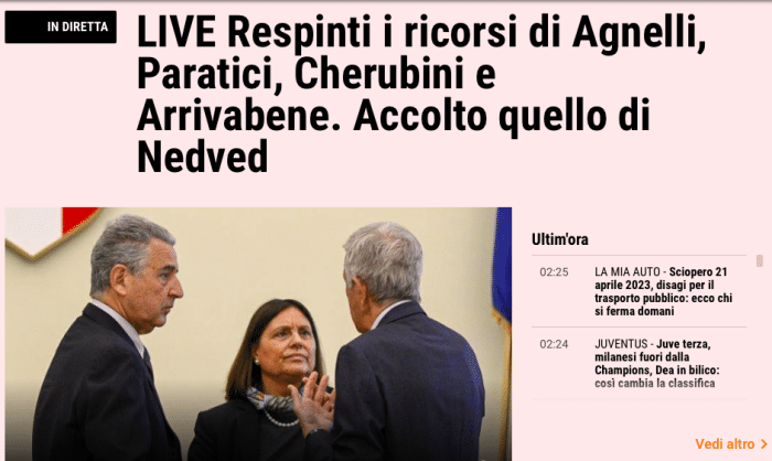 尤文上诉成功获官宣！暂时拿回15分，积分榜升至第3