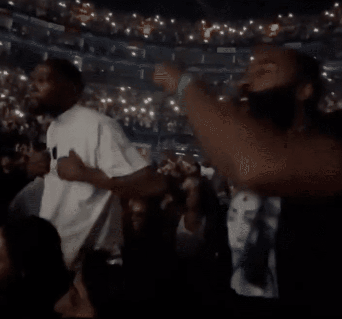 杜兰特哈登相聚狂欢曝光！现身伦敦疯狂跳舞 为好友狂喷香槟庆祝