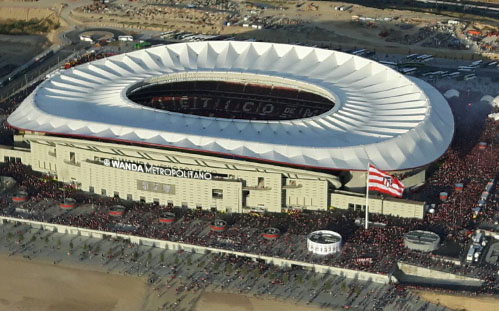 西甲马德里竞技场馆-万达大都会球场