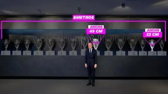 皇马获第15座欧冠 其荣誉室趋近饱和