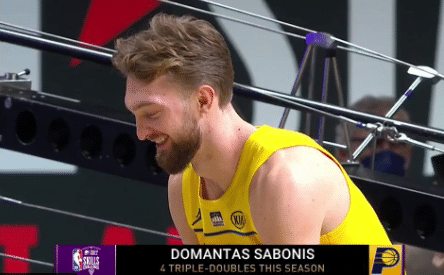 NBA技巧赛冠军出炉！2米08小萨爆冷夺冠，东契奇穿外套遭淘汰