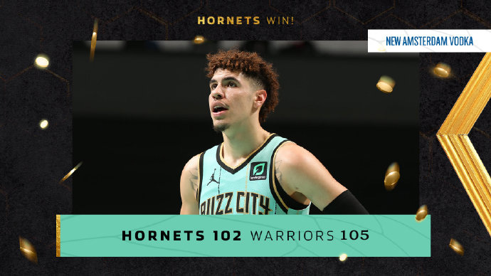 黄蜂105-102力克活塞 海沃德17分 罗齐尔末节12分 格兰特32+8