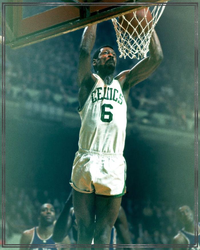 官宣！拉塞尔6号被联盟永久退役成历史首人 詹姆斯领衔现役6号名单