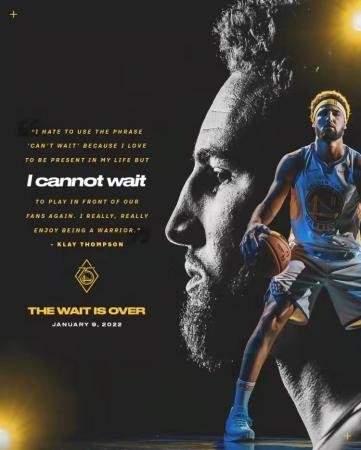 汤普森官宣复出，941天的等待！库里更推欢迎，科尔透露不会让打替补