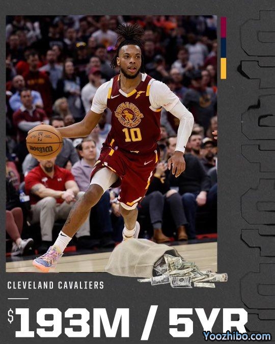 5年1.93亿！加兰正式顶薪续约骑士 创队史最大合同