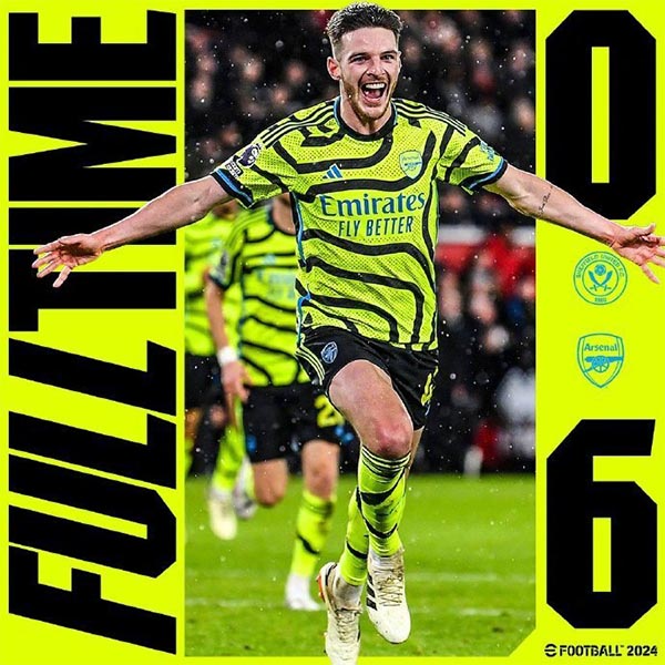 阿森纳7连胜+近4轮轰21球！下轮或渔翁得利登顶英超