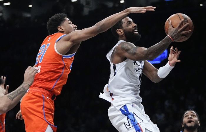 欧文20中7末节仅2分：篮网连续2场崩盘 东部第二不稳太需要杜兰特