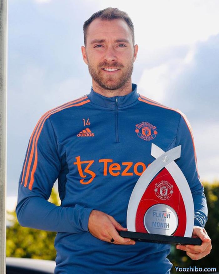 埃里克森荣膺曼联9月最佳实至名归！B费盛赞：让我踢球变得更简单