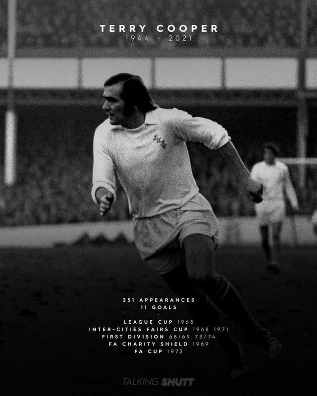 RIP！前英格兰国脚特里-库铂去世