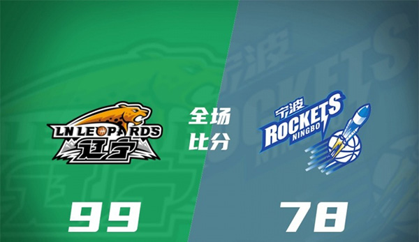 辽宁99-79大胜宁波 赵率舟23分 沙约克14+5+6