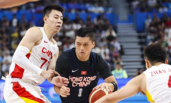 中国队95-50战胜中国香港&3战全胜晋级8强