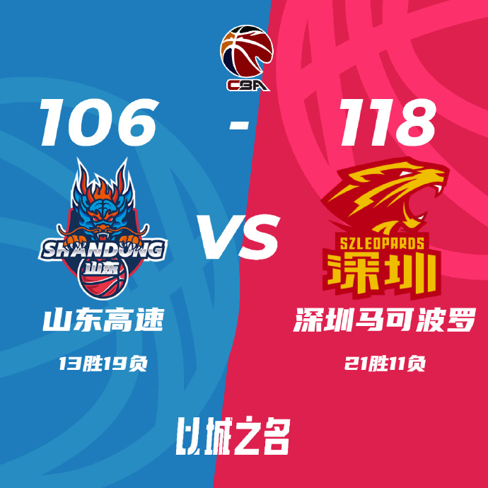 深圳118-106战胜山东 顾全38分 陶汉林33+13