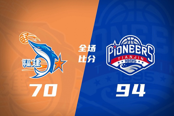天津94-70战胜福建 张云梦20+7 时德帅14+7 赵义明15分