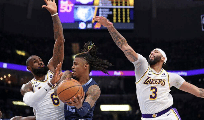 二番战！莫兰特成X因素，詹姆斯遇灾星裁判，仍有望创湖人历史